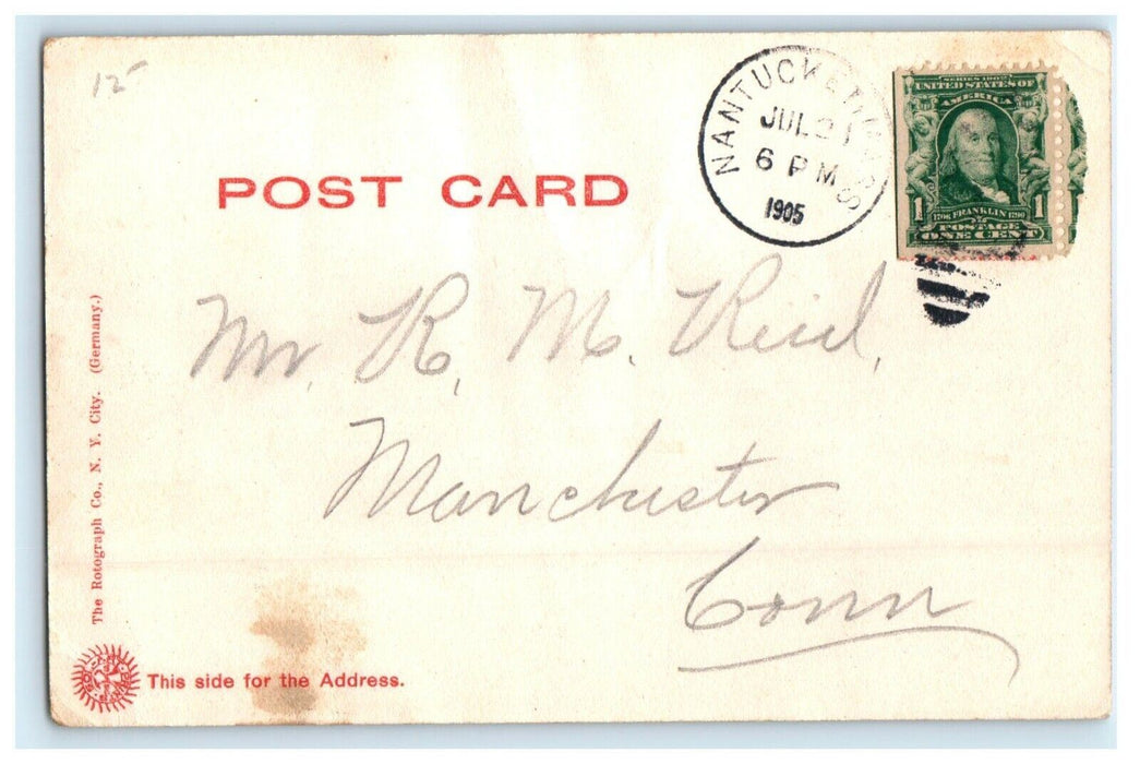 1905 Brandt Point, Nantucket Massachusetts MA Antique Postcard