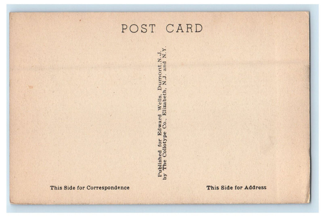 c1940s Row Boat, Congamond Lake Southwick Massachusetts MA Unposted Postcard