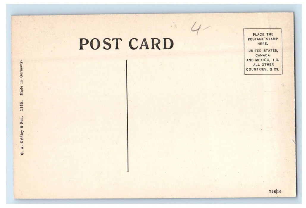 c1940s Monument View, The Park South Hadley Massachusetts MA Postcard