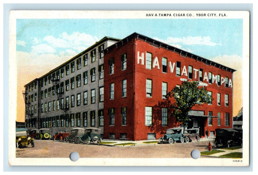 c1920s Hav-A-Tampa Cigar Co. Ybor City Florida FL Unposted Postcard