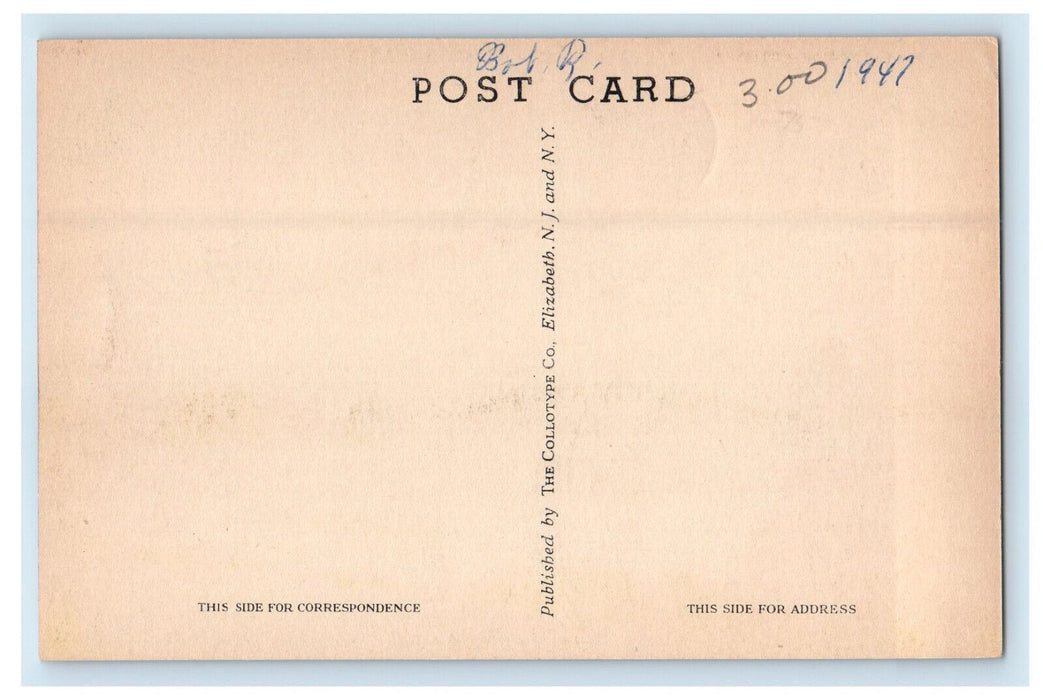 1947 South Lake, Congamond Lake Southwick Massachusetts MA Unposted Postcard