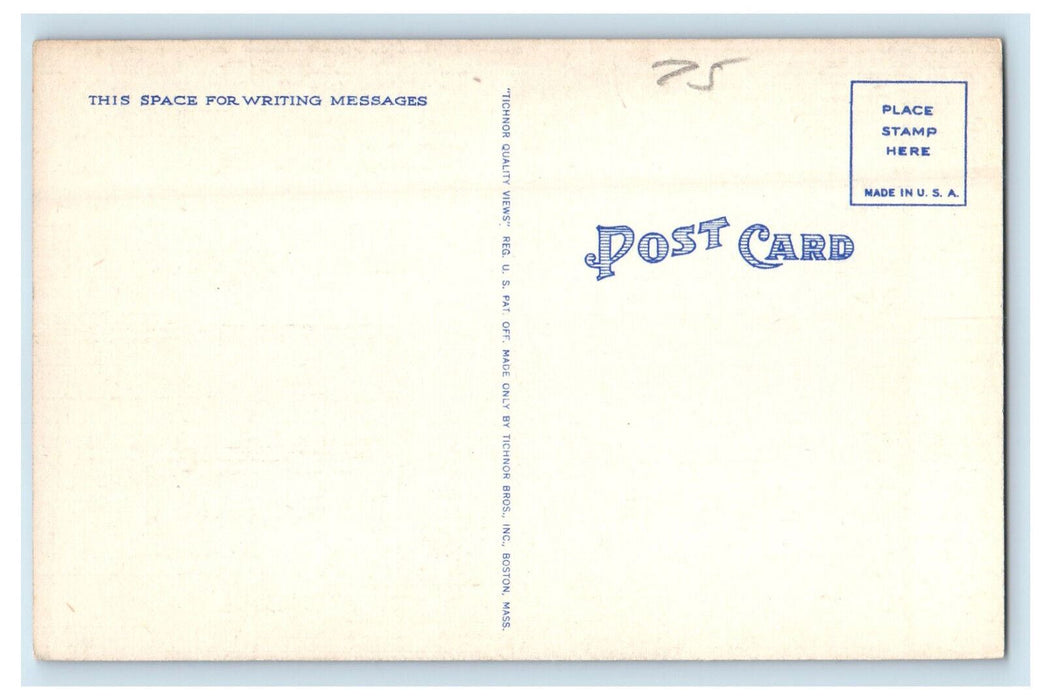 c1940s Universalist Church, South Weymouth Massachusetts MA Postcard