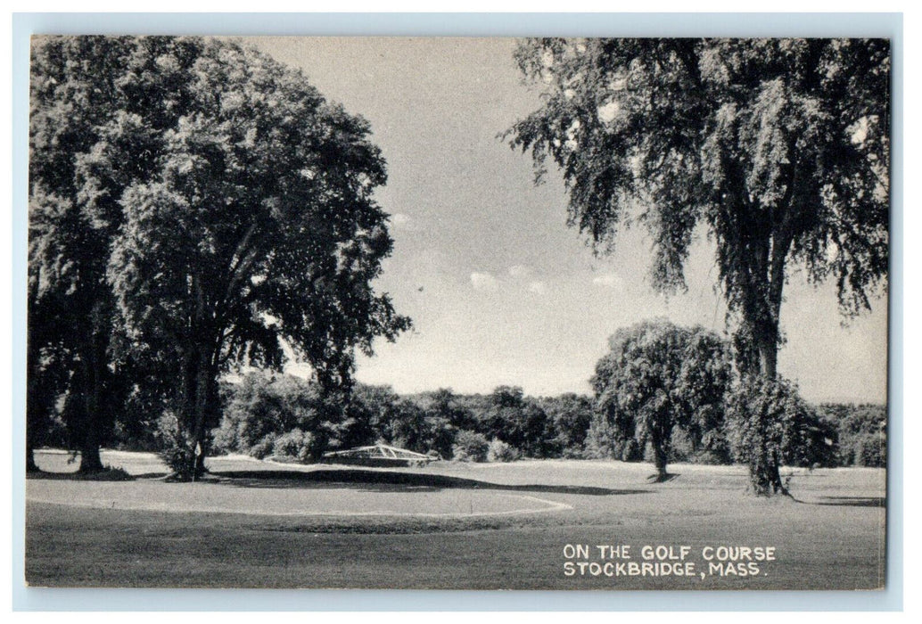 c1940s On The Golf Course, Stockbridge Massachusetts MA Vintage Postcard