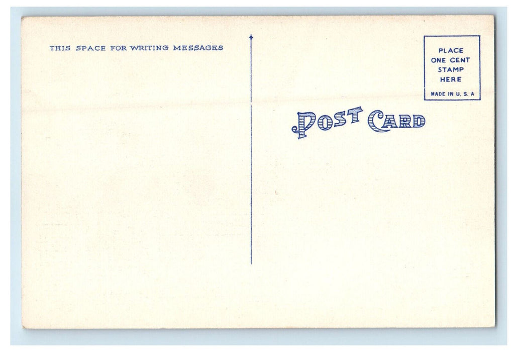 c1930s Hampden County Memorial Bridge, Springfield Massachusetts MA Postcard