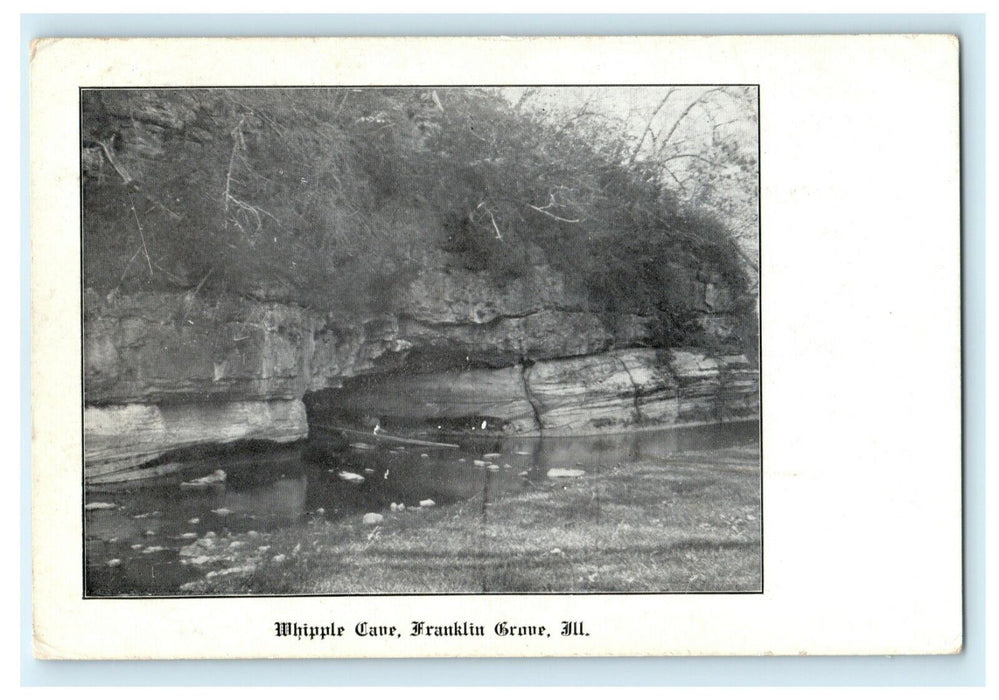 Steamboat Rock Franklin Groove Illinois 1911 Vintage Antique Postcard