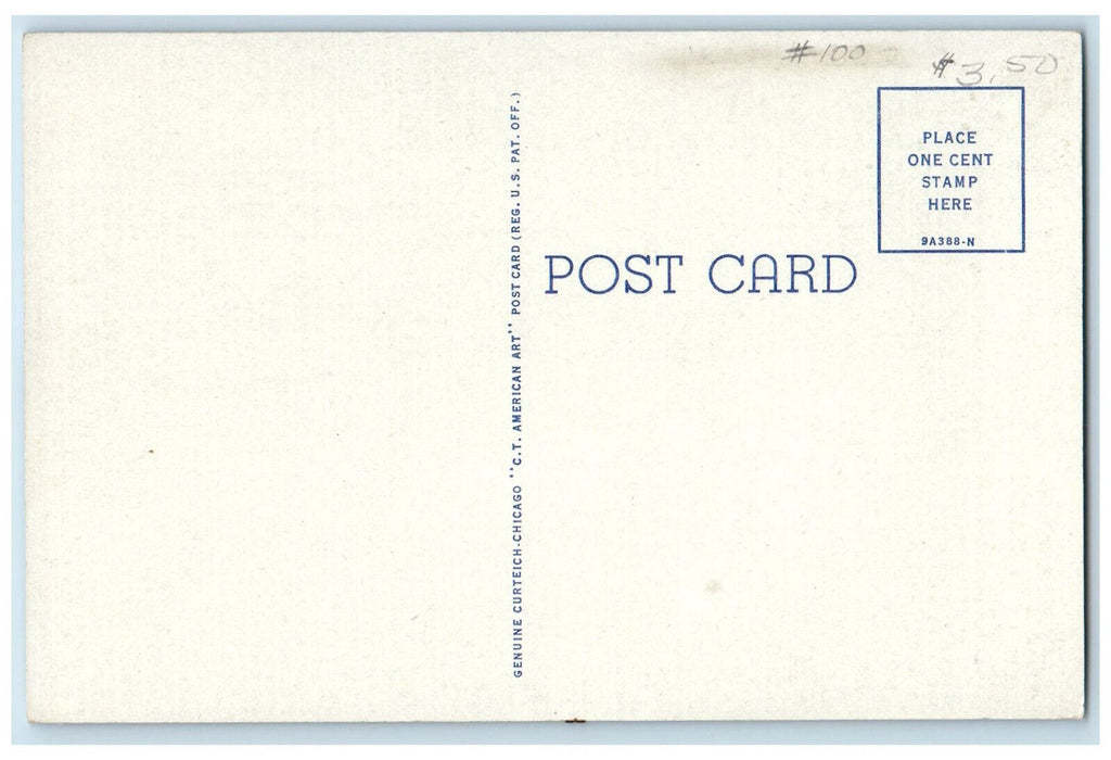 c1930s Olney Sanitarium, Olney, Illinois IL Unposted Vintage Postcard