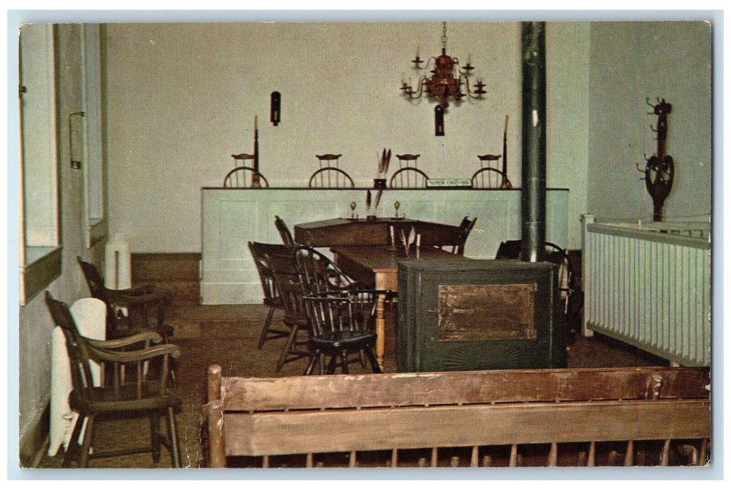 c1960s Supreme Court Room In The Third Statehouse, Vandalia Illinois IL Postcard