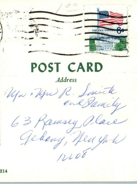 1971 Hilton Washington Club Inn, Virginia Beach, Virginia VA Posted Postcard