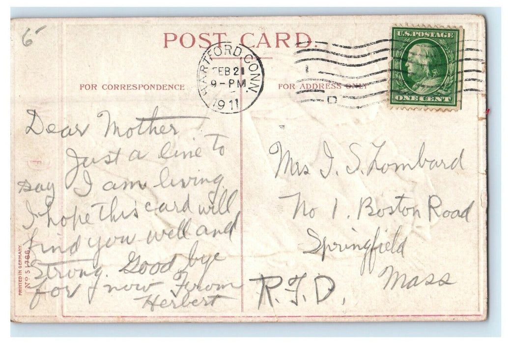 1911 Three Cheers For George Valley Forge Washington WA Veenfliet Postcard