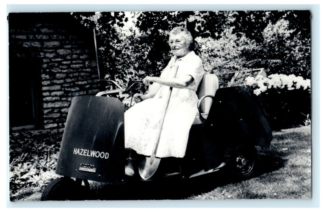 Mrs. Walgreen Hazelwood Estate Dixon Illinois c1960 RPPC Photo Antique Postcard
