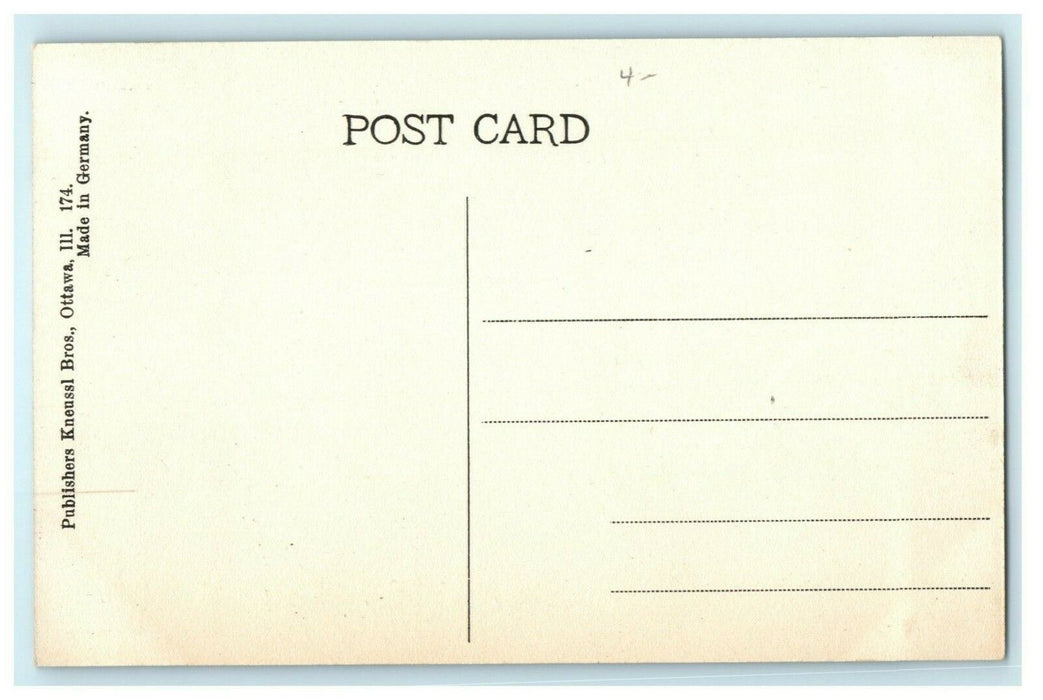 Deer Park Glen Bridal Veil Falls Illinois Starved Rock Vintage Antique Postcard