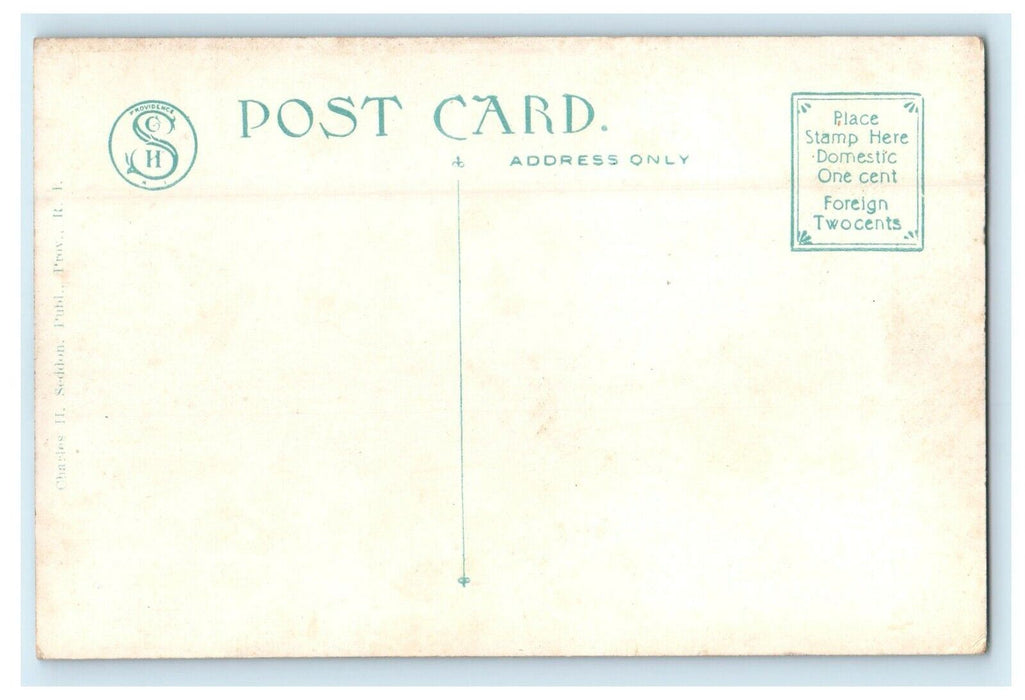 1909 Fort Phoenix, New Bedford, Massachusetts MA Antique Postcard