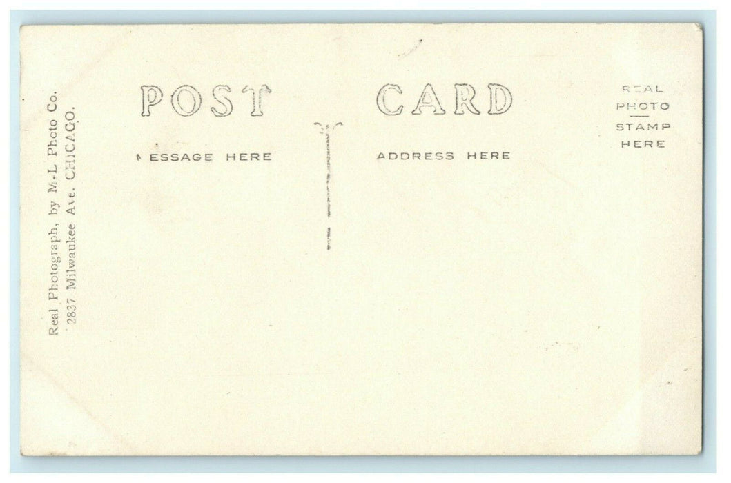Old Distillery Amboy Illinois 1907 RPPC Photo Vintage Antique Postcard