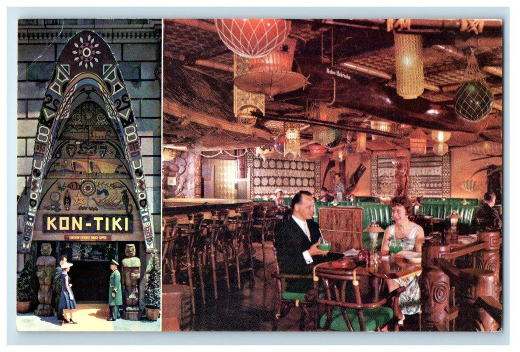 Kon-Tiki Canada's Newest Exotic Polynesian Restaurant Sheraton Mt. Postcard