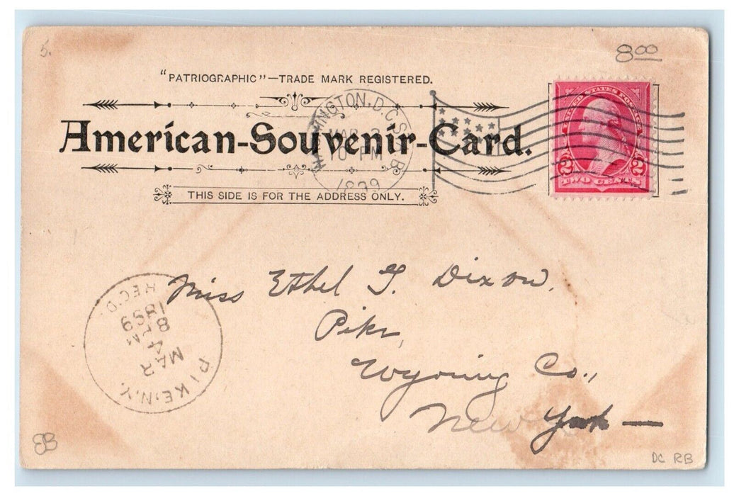 1899 Washington D.C. City Hall And Post Office Multiview Posted Antique Postcard