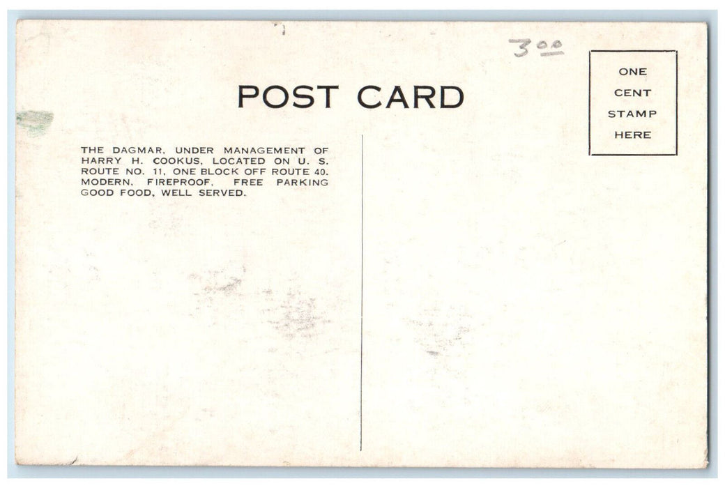 c1940's Modern and Fireproof The Dagmar Hagerstown Maryland MD Postcard