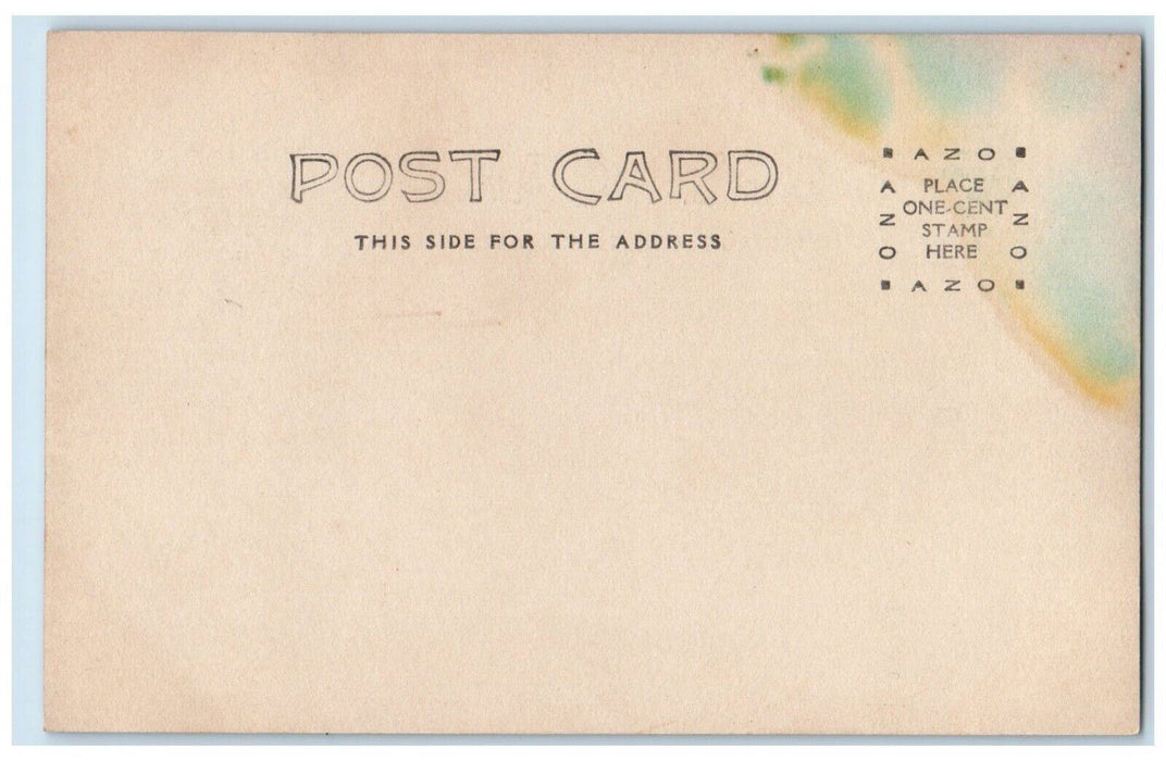 c1930's Aspenherst Farm Snow Horse South Windham Maine ME RPPC Photo Postcard