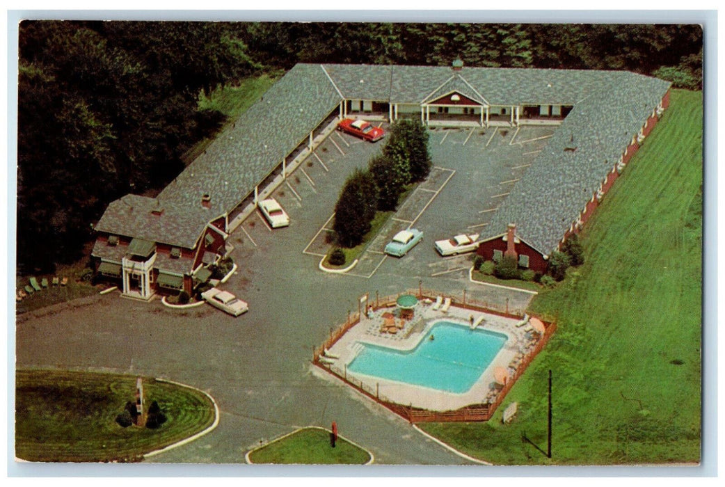 c1960's West Springfield Motel & Coffee Shop, Massachusetts MA Postcard