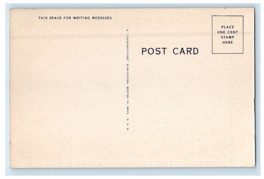 c1950s Blue Skies and Rolling Waves, Greetings From Lakeside OH Postcard