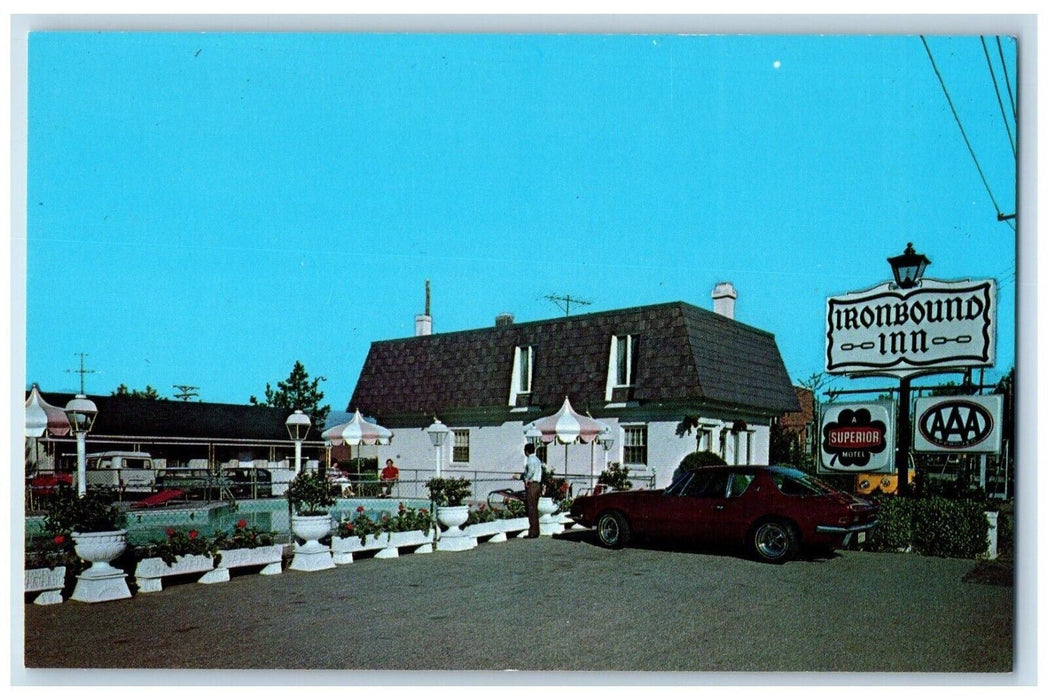 c1960's Ironbound Inn Williamsburg Virginia VA Unposted Vintage Postcard