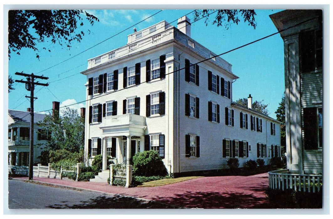 c1960's North Water Street Edgartown Martha's Vineyard Massachusetts MA Postcard