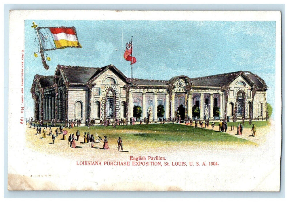 c1905 English Pavilion Lousiana Purchase Exposition St. Louis USA Postcard