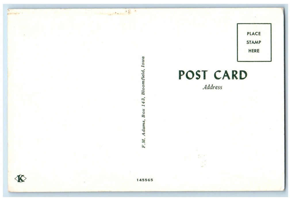 c1950's The Gilfillan Clinic A Professional Corporation Bloomfield IA Postcard