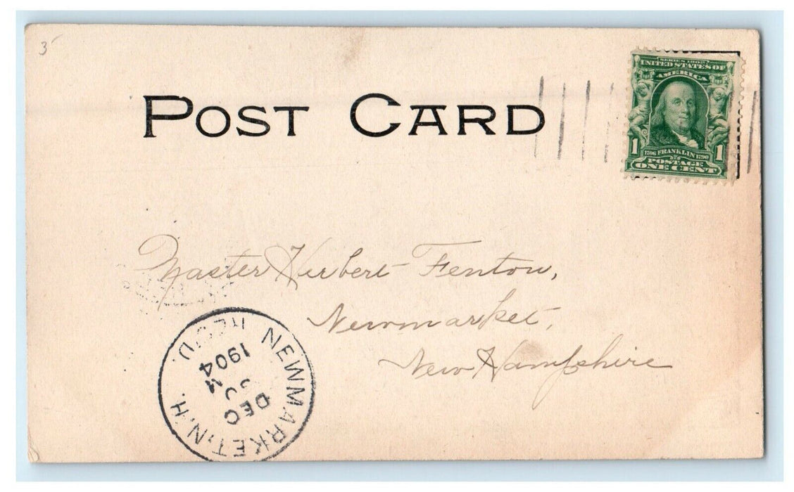 1904 South Main Street Rochester New Hampshire NH Posted Antique Postcard