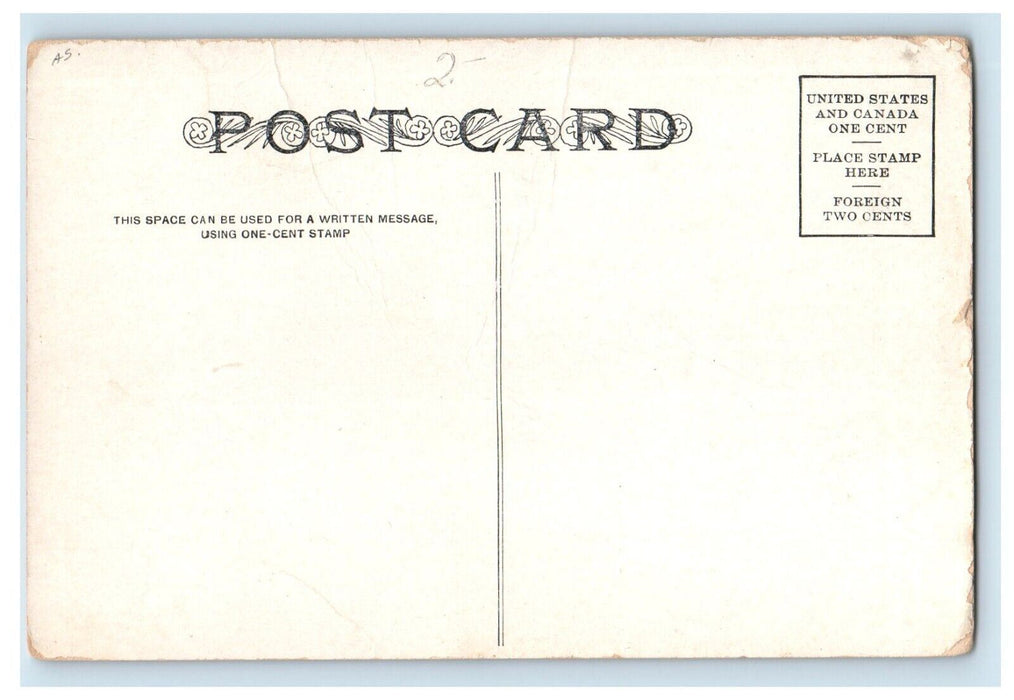 c1910's The Savoy Hotel Building Street View Denver Colorado CO Antique Postcard
