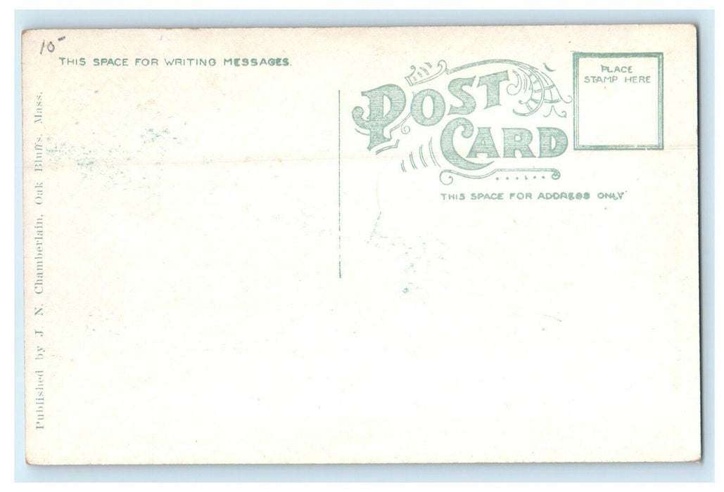 c1914 The Pequot House, Oak Bluffs, Massachusetts MA Antique Postcard