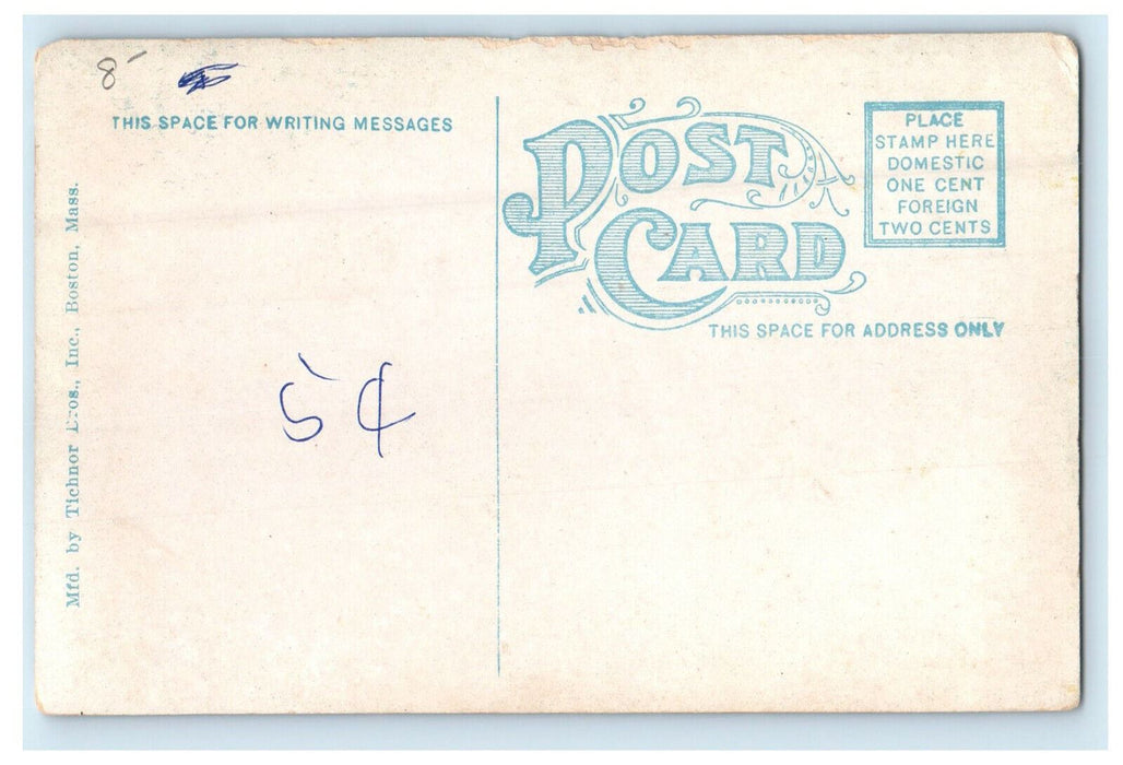 c1920s Indian Head Mills, Nashua New Hampshire NH Unposted Postcard