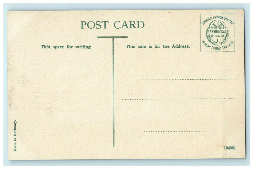Blackstone Public School - Mendota Illinois c1910 Unused Antique Postcard