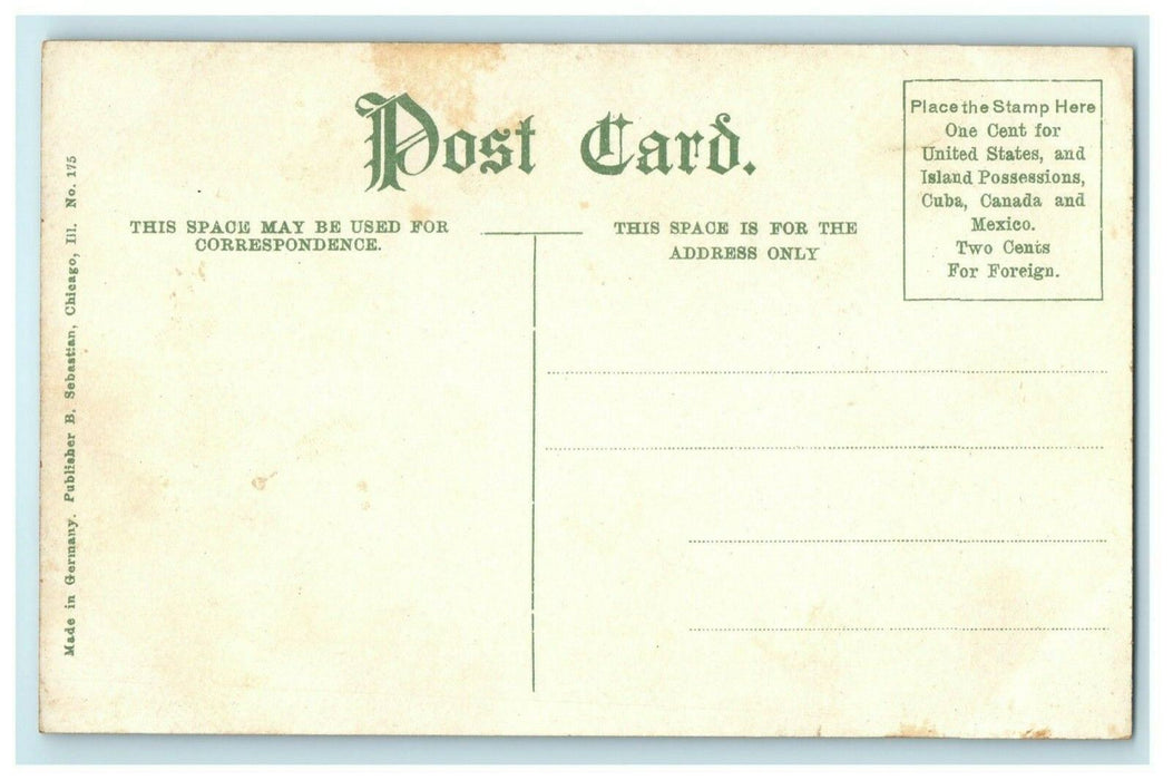 Entrance French Canyon - Starved Rock LaSaIle Illinois c1910 Antique Postcard