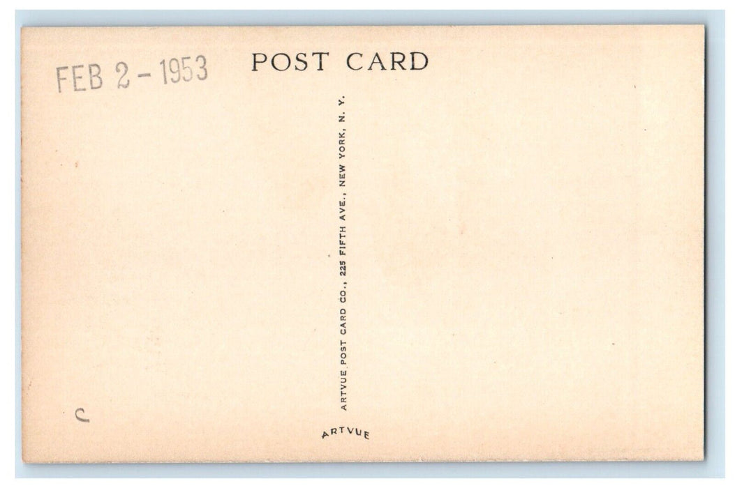 c1930's Columbine Motel Scene Street Colorado Springs Colorado CO Postcard