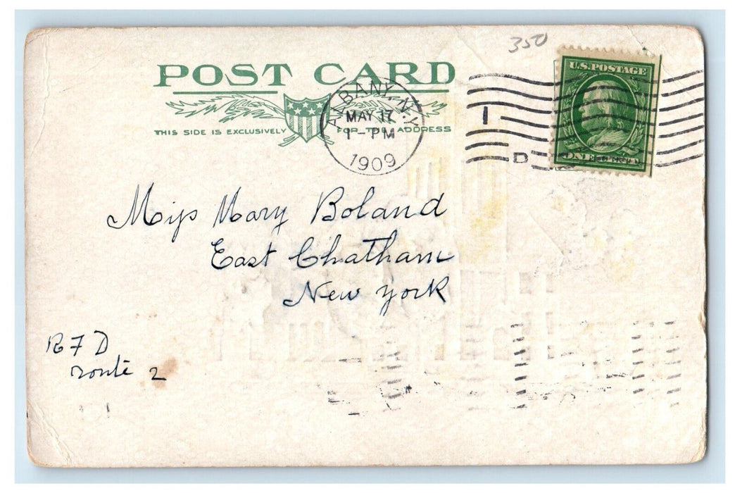 1909 High School Building Campus Colorado Springs Colorado CO Antique Postcard