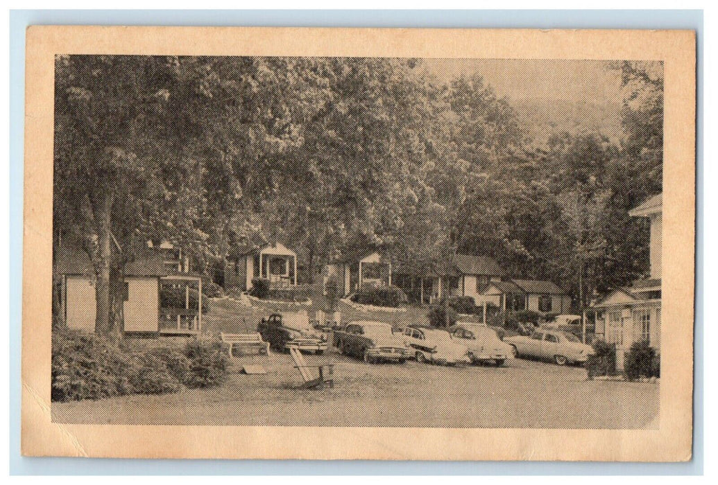 View Of Grandview Cabins Cars Delaware Water Gap Pennsylvania PA Postcard