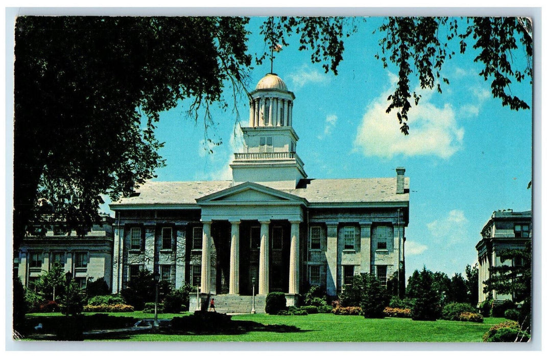 c1960's Grandeur of Iowa's Old Capitol in Iowa City Iowa IA Antique Postcard