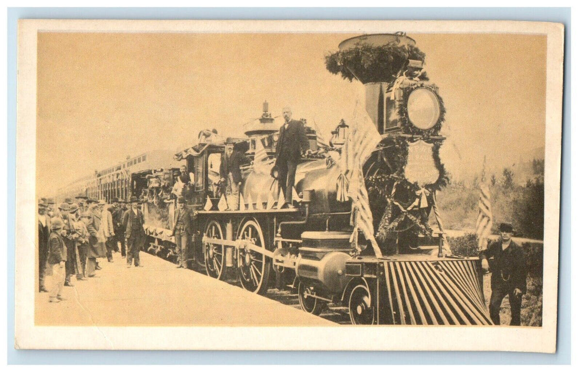 Northern Pacific's Last Spike Excursion Locomotive Train Puget Sound P ...