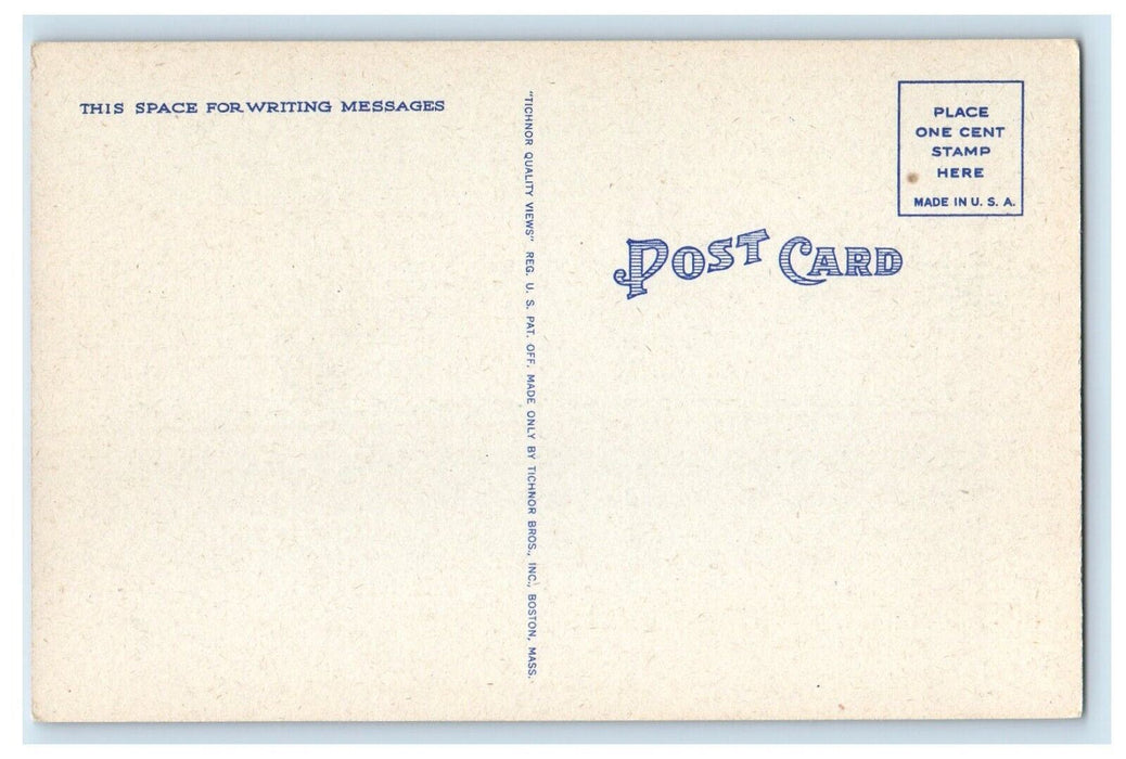 c1930's Greetings From Marshall Michigan MI, Road Lake Boat View Postcard