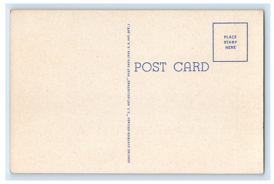 c1930's Greetings From Port Henry NY, On Lake Champlain Road View Postcard