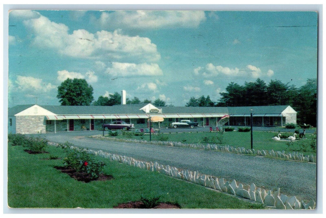 1962 Johnson's Motel Warrenton Virginia VA Posted Vintage Postcard