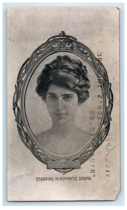 c1905 Katherine Willard Actress Movie Star Starring Romantic Drama Postcard