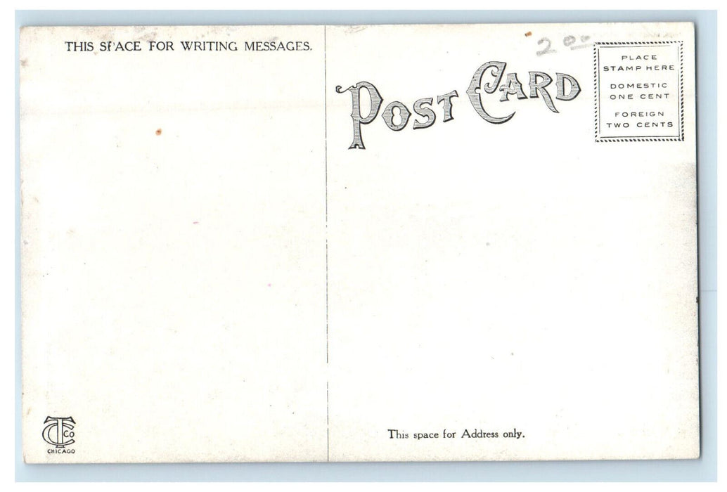 c1910 Scene of Dam at Rutland Iowa IA Unposted Antique Postcard