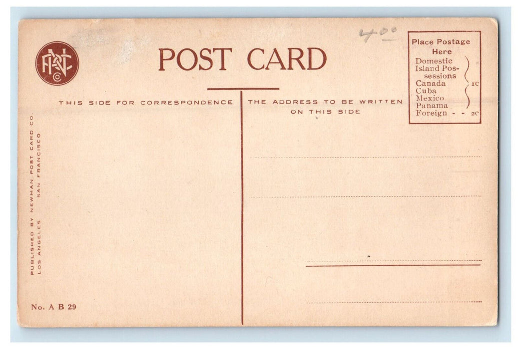 c1940s A Lumberman's Workshop Dog Lumberjack Saw Herman Postcard Co Postcard