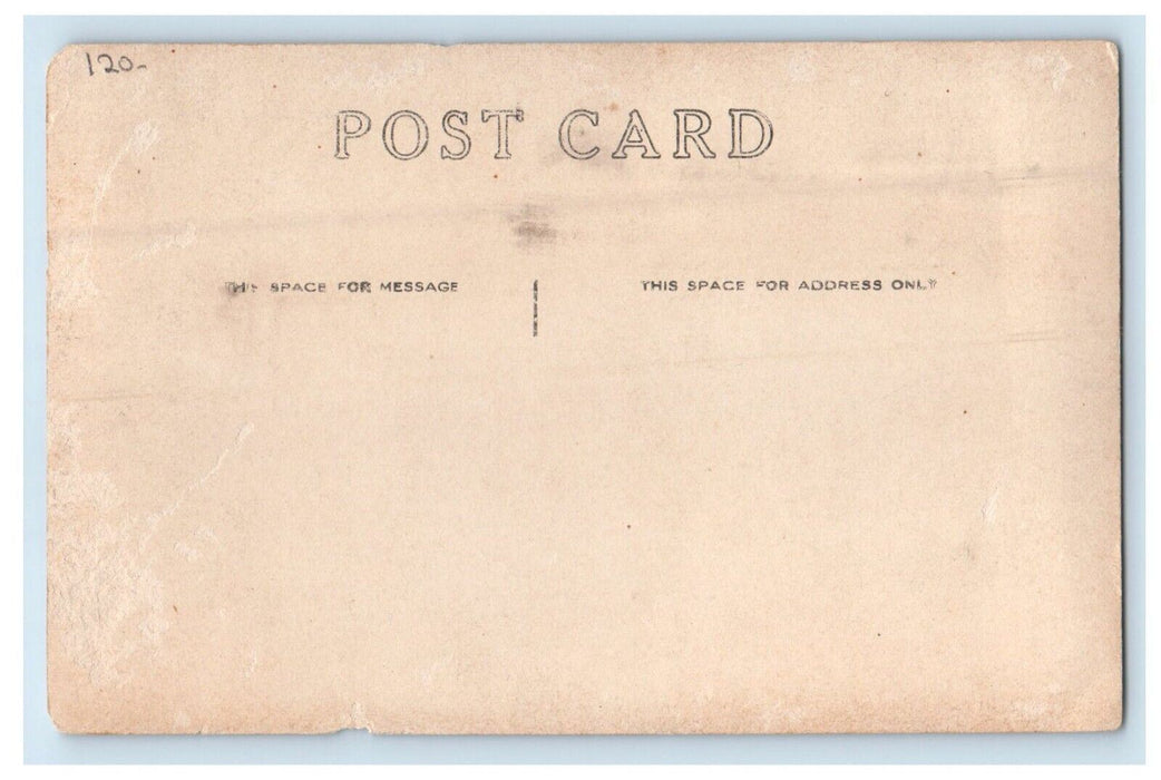 View Of Old Mill Built 1856 Palmyra Illinois IL RPPC Photo Vintage Postcard