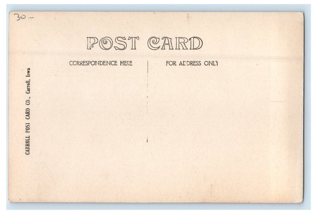 c1910's M.E. Church Street View Ames Iowa IA RPPC Photo Unposted Postcard