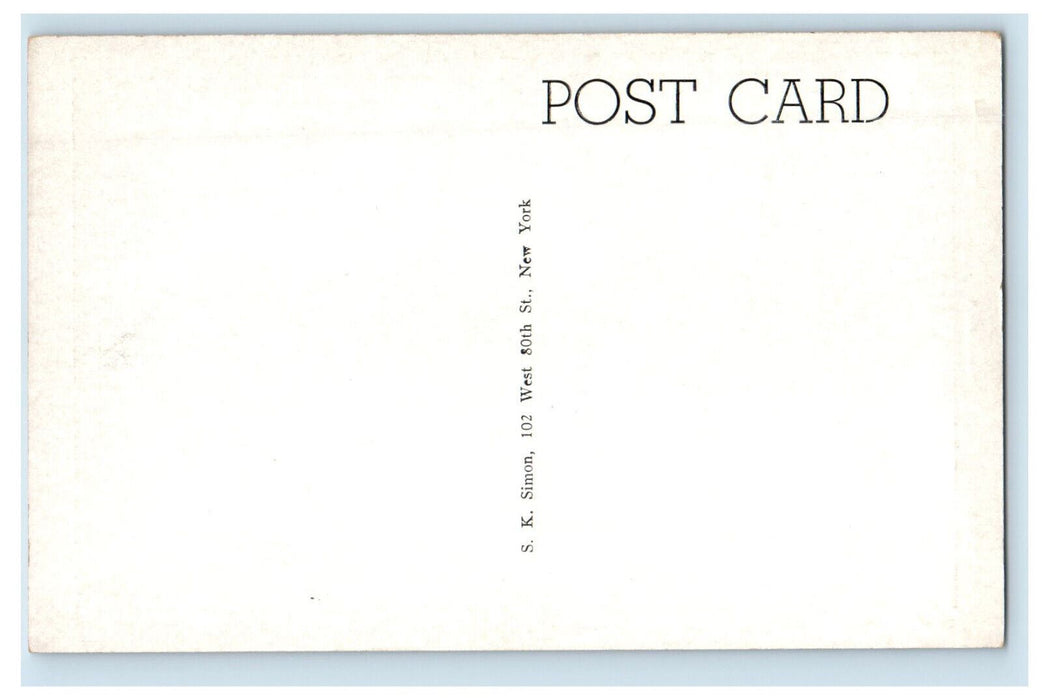 c1940s Oil Heated Locked Garages Washington DC Unposted Vintage Postcard