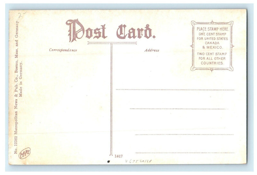 1910 Bridge at Miller's Falls, Milford, Massachusetts MA Postcard