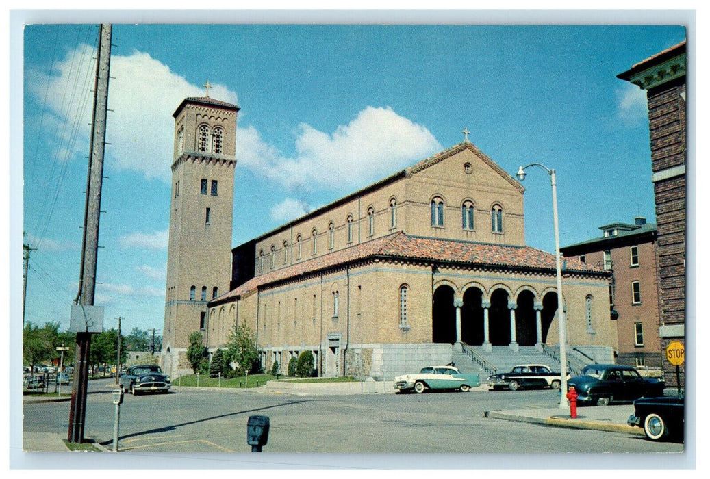 c1970s St. Mary's Cathedral of St. Cloud, St. Cloud Minnesota MN Postcard