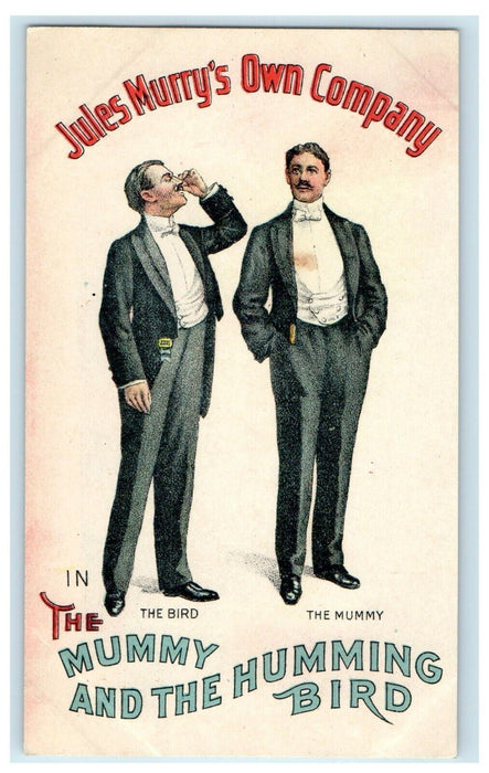 The Mummy Hummingbird Theater Jules Murry's Company Advertising Humor Postcard